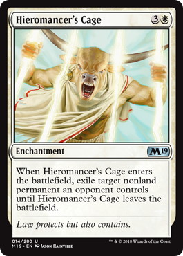 【ENG】《秘儀術師の檻/Hieromancer's Cage》[M19]