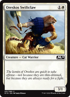【ENG】《オレスコスの速爪/Oreskos Swiftclaw》[M19]