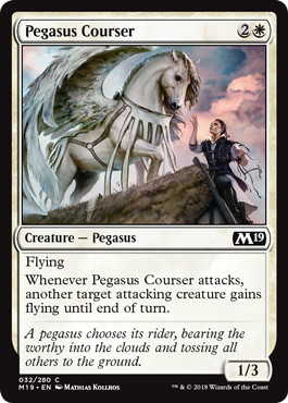 【ENG】《ペガサスの駿馬/Pegasus Courser》[M19]