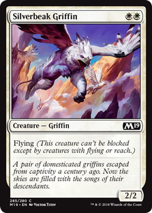 【ENG】《銀嘴のグリフィン/Silverbeak Griffin》[M19]