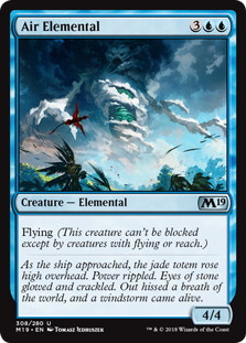 【ENG】《大気の精霊/Air Elemental》[M19]
