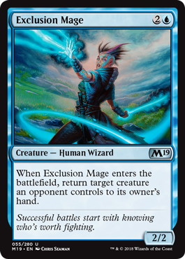 【ENG】《排斥する魔道士/Exclusion Mage》[M19]