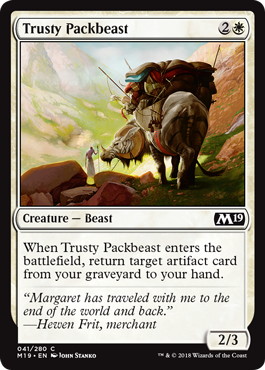 【ENG】《信頼できる荷役獣/Trusty Packbeast》[M19]