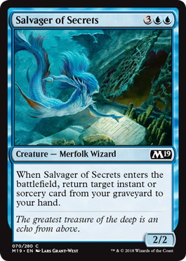 【ENG】《秘密の回収者/Salvager of Secrets》[M19]