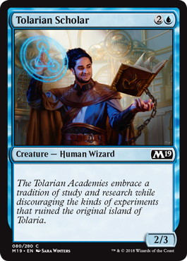 【ENG】《トレイリアの学者/Tolarian Scholar》[M19]