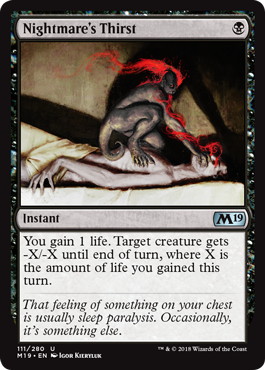 【ENG】《悪夢の渇望/Nightmare's Thirst》[M19]