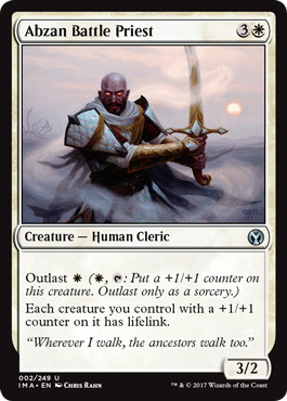 【ENG】【Foil】《アブザンの戦僧侶/Abzan Battle Priest》[IMA]
