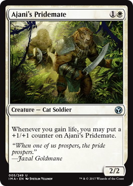 【ENG】《アジャニの群れ仲間/Ajani's Pridemate》[IMA]