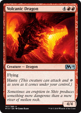 【ENG】《火山のドラゴン/Volcanic Dragon》[M19]