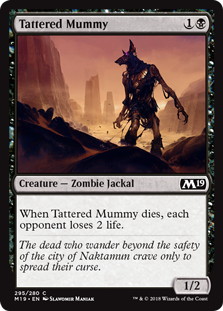【ENG】《ぼろぼろのミイラ/Tattered Mummy》[M19]