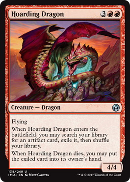 【ENG】【Foil】《溜め込むドラゴン/Hoarding Dragon》[IMA]