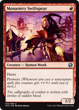【ENG】【Foil】《僧院の速槍/Monastery Swiftspear》[IMA]