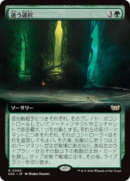 【JPN】■拡張アート■《迷う選択/Disorienting Choice》[DSC]
