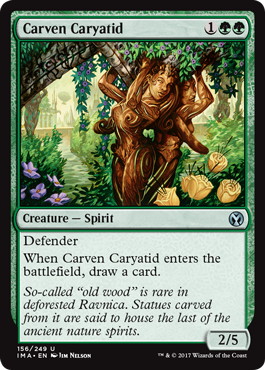 【ENG】【Foil】《木彫りの女人像/Carven Caryatid》[IMA]