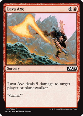 【ENG】《溶岩の斧/Lava Axe》[M19]