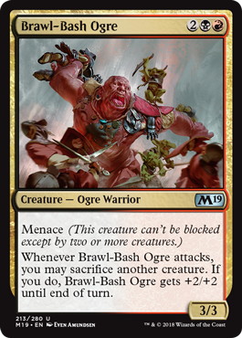 【ENG】《殴りつけるオーガ/Brawl-Bash Ogre》[M19]