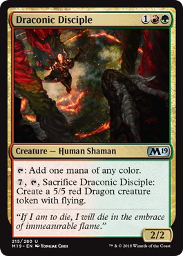 【ENG】《ドラゴンの信奉者/Draconic Disciple》[M19]