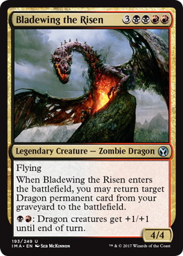 【ENG】【Foil】《帰ってきた刃の翼/Bladewing the Risen》[IMA]