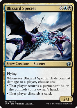 【ENG】【Foil】《吹雪の死霊/Blizzard Specter》[IMA]