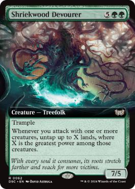 【ENG】■拡張アート■《貪る悲鳴木/Shriekwood Devourer》[DSC]