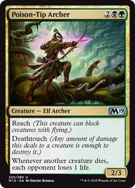 【ENG】《毒矢尻の射手/Poison-Tip Archer》[M19]