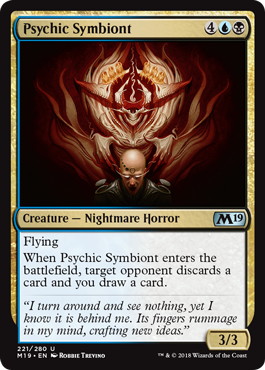 【ENG】【Foil】《心理共生体/Psychic Symbiont》[M19]