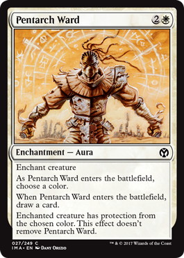 【ENG】【Foil】《五制術の護法印/Pentarch Ward》[IMA]