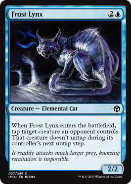 【ENG】【Foil】《霜のオオヤマネコ/Frost Lynx》[IMA]