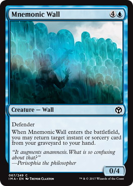 【ENG】【Foil】《記憶の壁/Mnemonic Wall》[IMA]