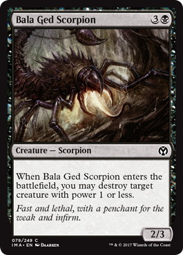 【ENG】【Foil】《バーラ・ゲドの蠍/Bala Ged Scorpion》[IMA]