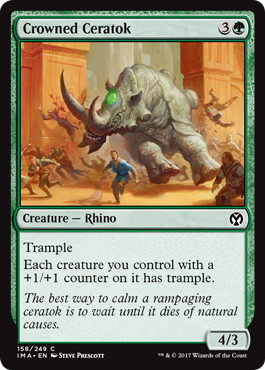 【ENG】【Foil】《冠角獣/Crowned Ceratok》[IMA]