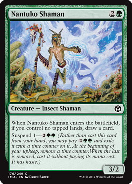 【ENG】【Foil】《ナントゥーコのシャーマン/Nantuko Shaman》[IMA]