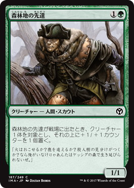 【JPN】【Foil】《森林地の先達/Timberland Guide》[IMA]
