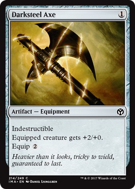 【ENG】【Foil】《ダークスティールの斧/Darksteel Axe》[IMA]