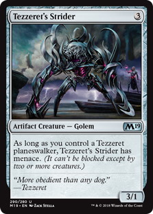 【ENG】《テゼレットの徘徊者/Tezzeret's Strider》[M19]