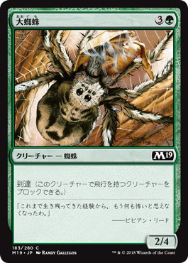 【JPN】《大蜘蛛/Giant Spider》[M19]