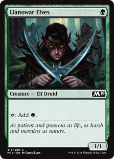 【ENG】《ラノワールのエルフ/Llanowar Elves》[M19]