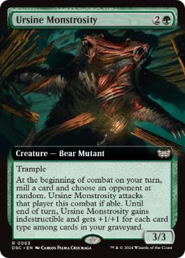 【ENG】■拡張アート■《熊の怪物/Ursine Monstrosity》[DSC]