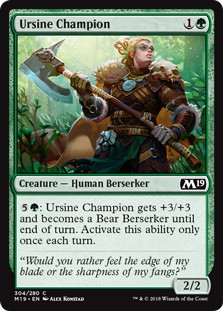 【ENG】《熊のチャンピオン/Ursine Champion》[M19]