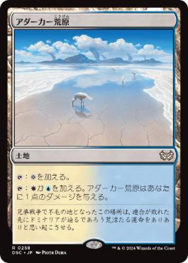 【JPN】《アダーカー荒原/Adarkar Wastes》[DSC]