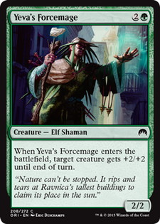 【ENG】【Foil】《イェヴァの腕力魔道士/Yeva's Forcemage》[ORI]