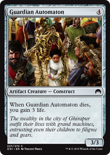 【ENG】【Foil】《護衛する自動機械/Guardian Automaton》[ORI]