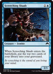 【ENG】【Foil】《金切り声のスカーブ/Screeching Skaab》[ORI]