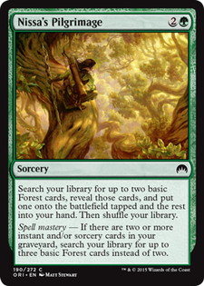 【ENG】【Foil】《ニッサの巡礼/Nissa's Pilgrimage》[ORI]