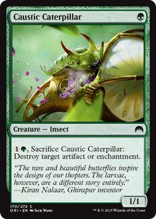 【ENG】【Foil】《苛性イモムシ/Caustic Caterpillar》[ORI]