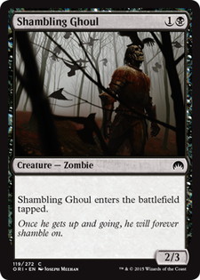 【ENG】【Foil】《よろめくグール/Shambling Ghoul》[ORI]