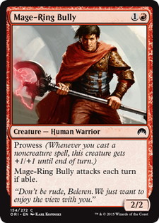 【ENG】【Foil】《魔道士輪の暴漢/Mage-Ring Bully》[ORI]