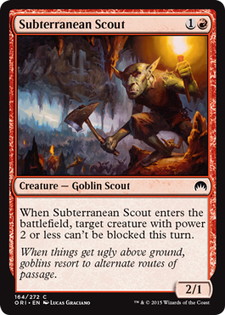 【ENG】【Foil】《地底の斥候/Subterranean Scout》[ORI]