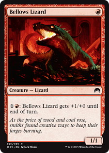 【ENG】【Foil】《ふいごトカゲ/Bellows Lizard》[ORI]