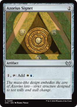 【ENG】《アゾリウスの印鑑/Azorius Signet》[DSC]